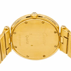 Montre CARTIER "Santos Vendôme" En Or Jaune Et Saphir -Castafiore Boutique montre cartier santos vendome en or jaune et saphir 122946