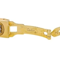 Montre CARTIER "Santos Vendôme" En Or Jaune Et Saphir -Castafiore Boutique montre cartier santos vendome en or jaune et saphir 167369