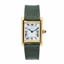Montre CARTIER, "Tank" En Or Jaune