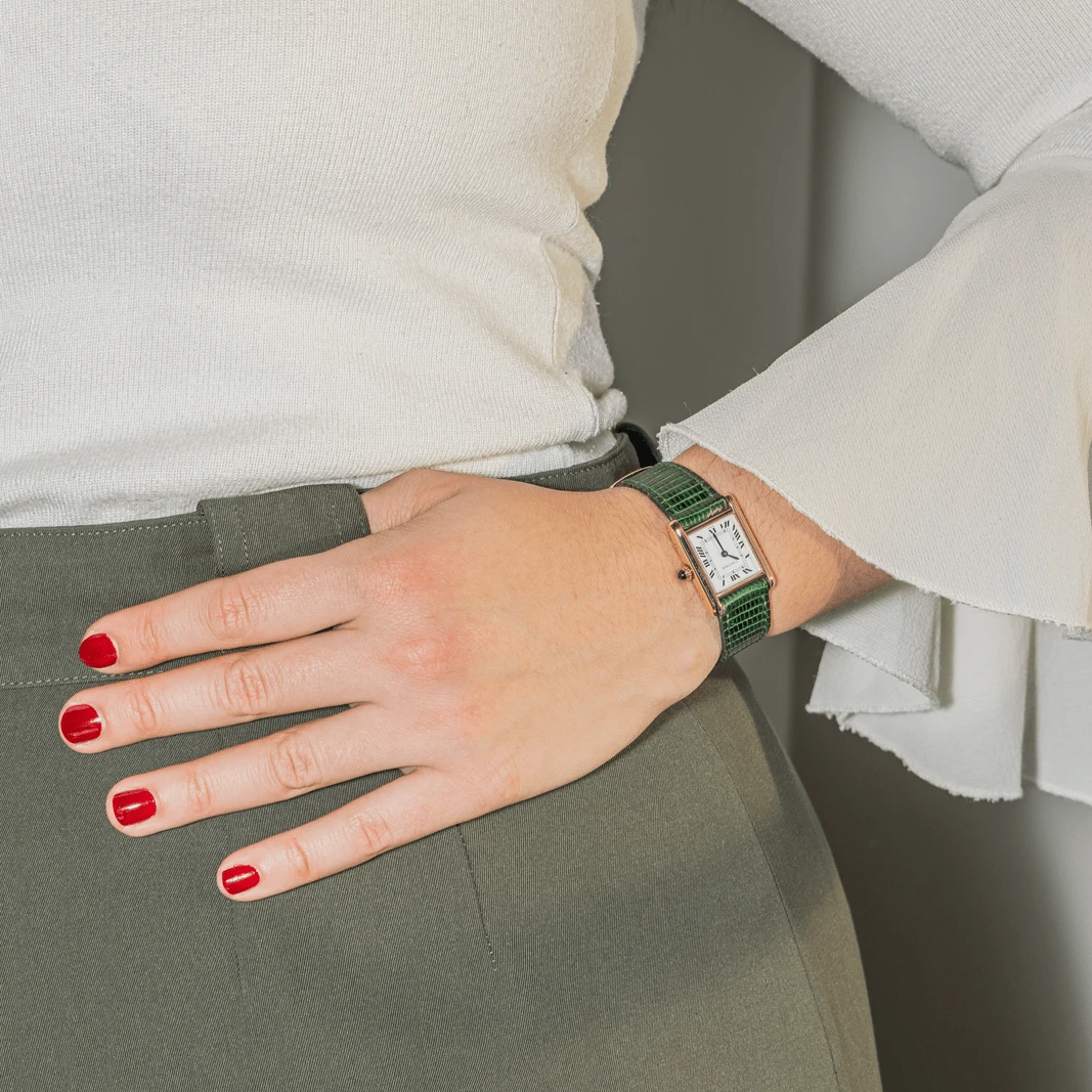 Montre CARTIER, "Tank" En Or Jaune 2 Montre CARTIER, "Tank" En Or Jaune – Image 2