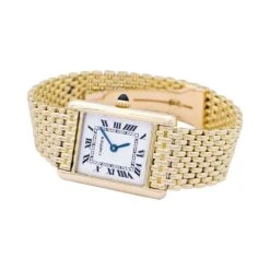 Miller Montre CARTIER, "Tank Louis Cartier" En Or Jaune -Castafiore Boutique montre cartier tank louis cartier en or jaune 676233