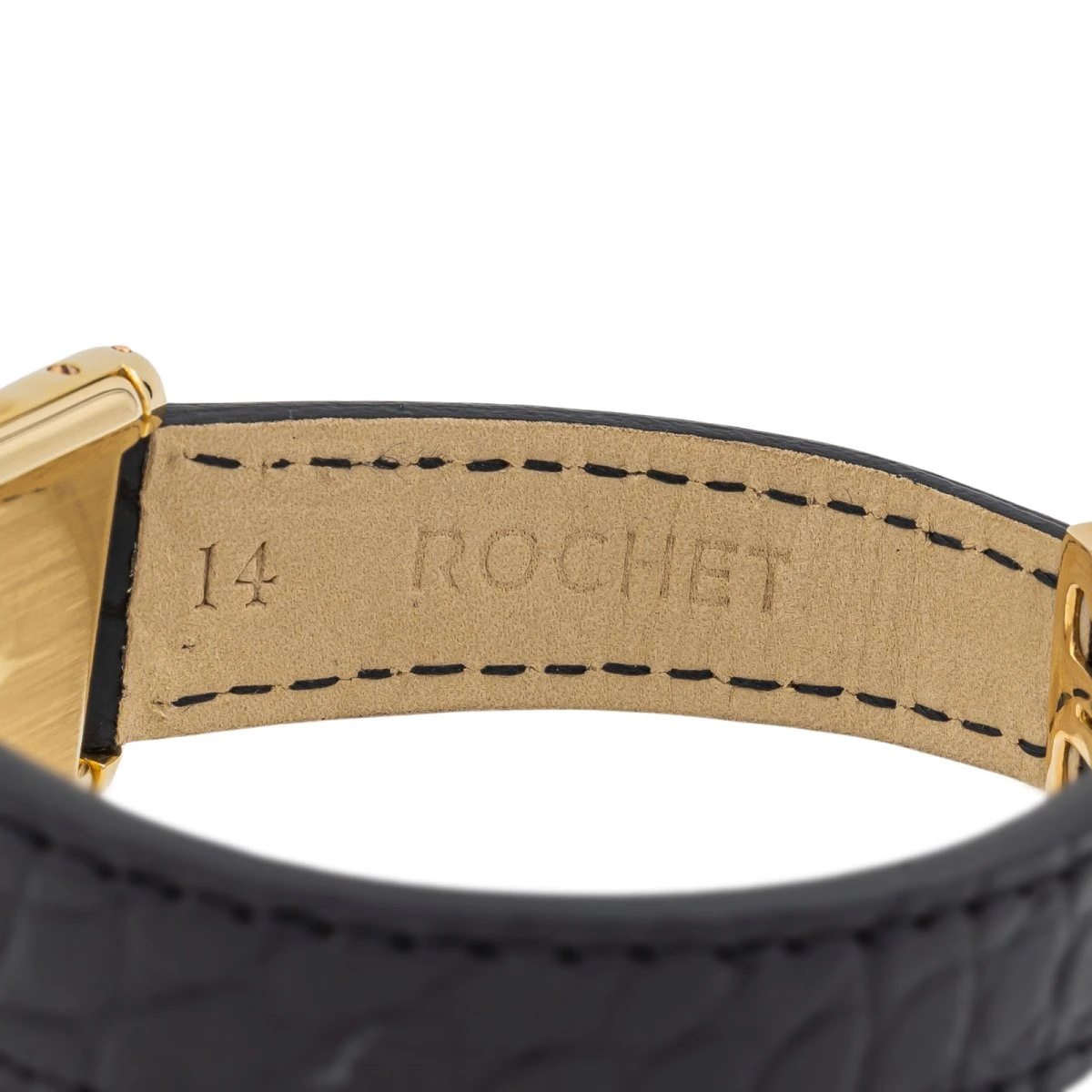 Montre CARTIER "Tank Louis Cartier PM" En Or Jaune Et Cuir 6 Montre CARTIER "Tank Louis Cartier PM" En Or Jaune Et Cuir – Image 6