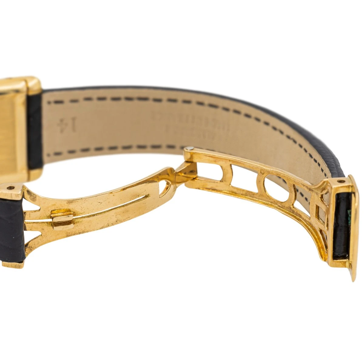 Montre CARTIER "Tank Louis Cartier PM" En Or Jaune Et Cuir 8 Montre CARTIER "Tank Louis Cartier PM" En Or Jaune Et Cuir – Image 8