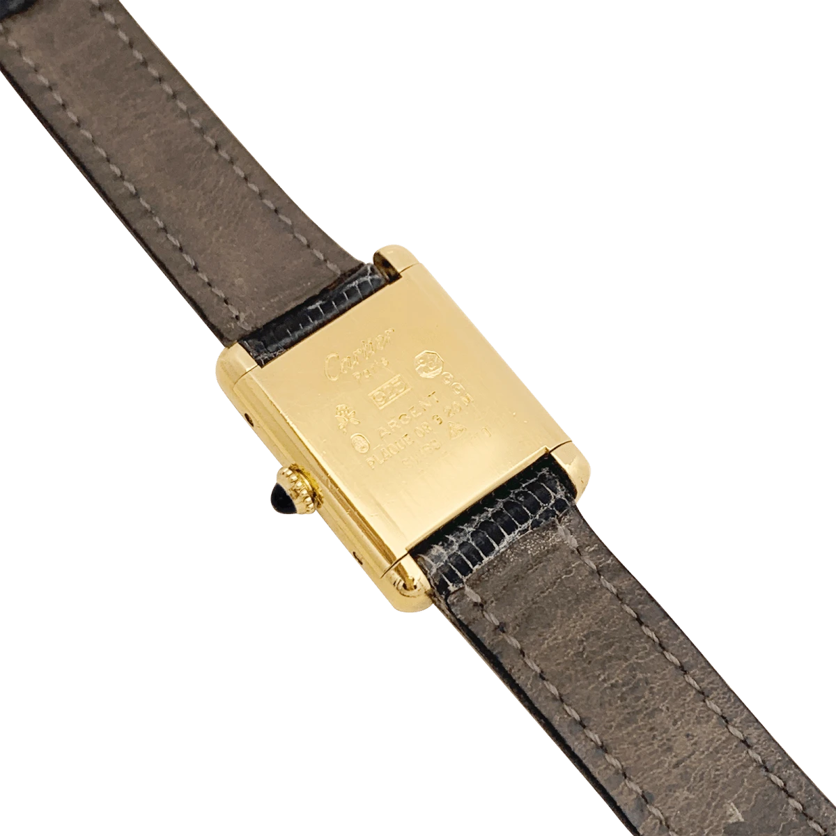 Miller Montre CARTIER "Tank Must" En Argent Plaqué Or 4 Miller Montre CARTIER "Tank Must" En Argent Plaqué Or – Image 4