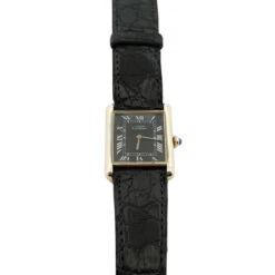 Montre CARTIER "Tank Must" En Plaqué Or Jaune Et Vermeil