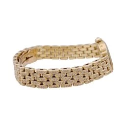 Miller Montre Cartier "Tortue" Or Jaune, Diamants, Nacre. 8 Miller Montre Cartier "Tortue" Or Jaune, Diamants, Nacre. -Castafiore Boutique montre cartier tortue or jaune diamants nacre 584102