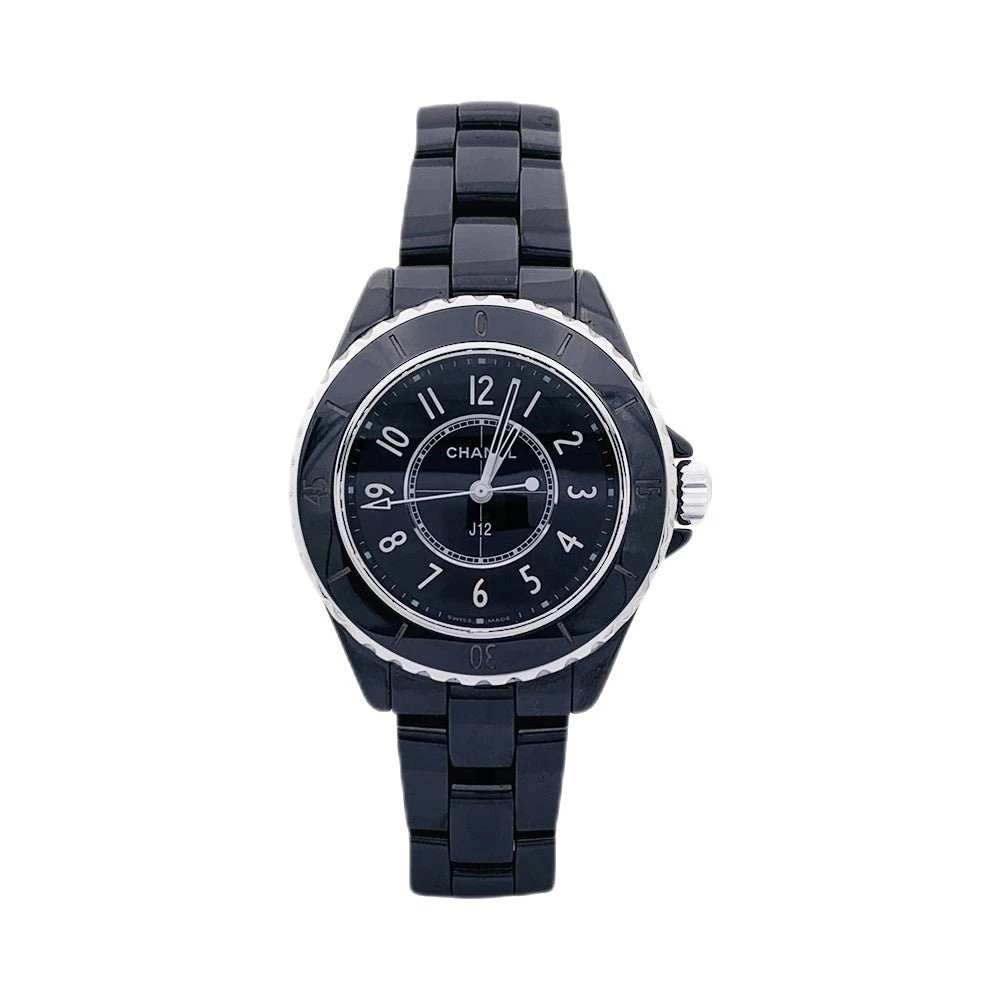 Miller Montre CHANEL "J12", Céramique Noire Et Acier 1 Miller Montre CHANEL "J12", Céramique Noire Et Acier