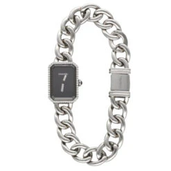 Montre CHANEL "Première" En Acier Et Diamants -Castafiore Boutique montre chanel premiere chaine gourmette en acier et diamants ref h7021 de 2020 prix neuf 7900 full set 762771