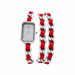 Miller Montre CHANEL "Première Chaîne Iconique" En Acier, Nacre Et Cuir