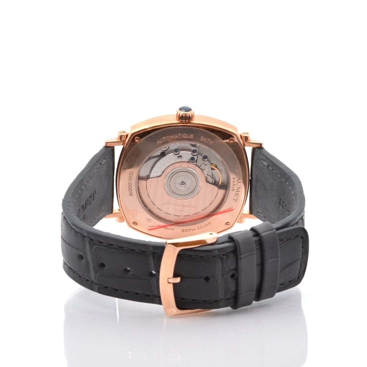 Montre CHAUMET "Dandy" En Or, Cuir Et Saphir 3 Montre CHAUMET "Dandy" En Or, Cuir Et Saphir – Image 3