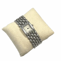 Montre CHAUMET "Khesis" En Acier, Quartz Et Diamants -Castafiore Boutique montre chaumet khesis en acier quartz et diamants 9654319