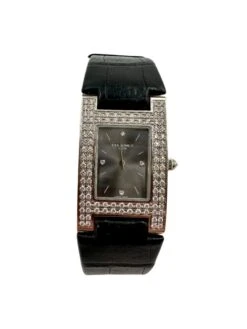 Montre CHAUMET, "Style" En Or Blanc Et Diamant