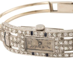 Montre De Dame Fine En Or Blanc, Platine, Brillants Et Onyx 8 Montre De Dame Fine En Or Blanc, Platine, Brillants Et Onyx -Castafiore Boutique montre fine pavee diamants en or blanc 404883