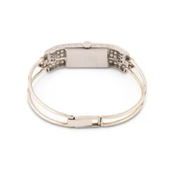 Montre De Dame Fine En Or Blanc, Platine, Brillants Et Onyx 9 Montre De Dame Fine En Or Blanc, Platine, Brillants Et Onyx -Castafiore Boutique montre fine pavee diamants en or blanc 571803