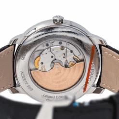 Montre GIRARD-PERREGAUX "Infinity" En Acier, Saphir Et Cuir -Castafiore Boutique montre girard perregaux infinity en acier saphir et cuir 343929