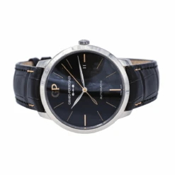 Montre GIRARD-PERREGAUX "Infinity" En Acier, Saphir Et Cuir -Castafiore Boutique montre girard perregaux infinity en acier saphir et cuir 571702