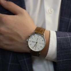 Montre Automatique IWC En Acier 13 Montre Automatique IWC En Acier -Castafiore Boutique montre iwc acier portugaise chronographe acier vers 2010 ref 3714 automatique 41 mm boite et papiers dorigine 577228