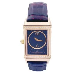 Miller Montre JAEGER-LECOULTRE "Reverso Duetto", En Or Rose Et Diamants -Castafiore Boutique montre jaeger lecoultre reverso duetto en or rose et diamants 219993