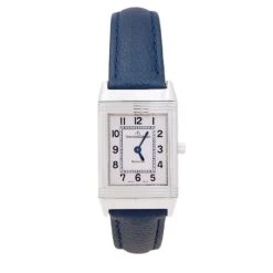 Miller Montre JAEGER LECOULTRE "Reverso Lady Classique" En Acier Et Cuir