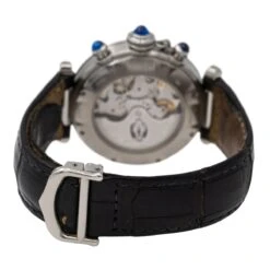 Montre Mécanique CARTIER "Pasha 2113" En Acier Et Cuir 11 Montre Mécanique CARTIER "Pasha 2113" En Acier Et Cuir -Castafiore Boutique montre mecanique cartier pasha 2113 en acier et cuir 143101