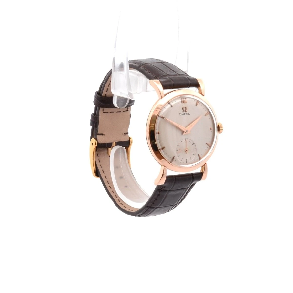 Montre Mécanique OMEGA "Cal.361" En Or Jaune Et Cuir 3 Montre Mécanique OMEGA "Cal.361" En Or Jaune Et Cuir – Image 3