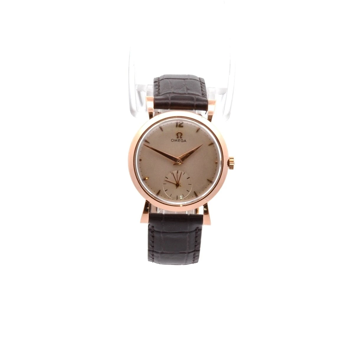 Montre Mécanique OMEGA "Cal.361" En Or Jaune Et Cuir 1 Montre Mécanique OMEGA "Cal.361" En Or Jaune Et Cuir