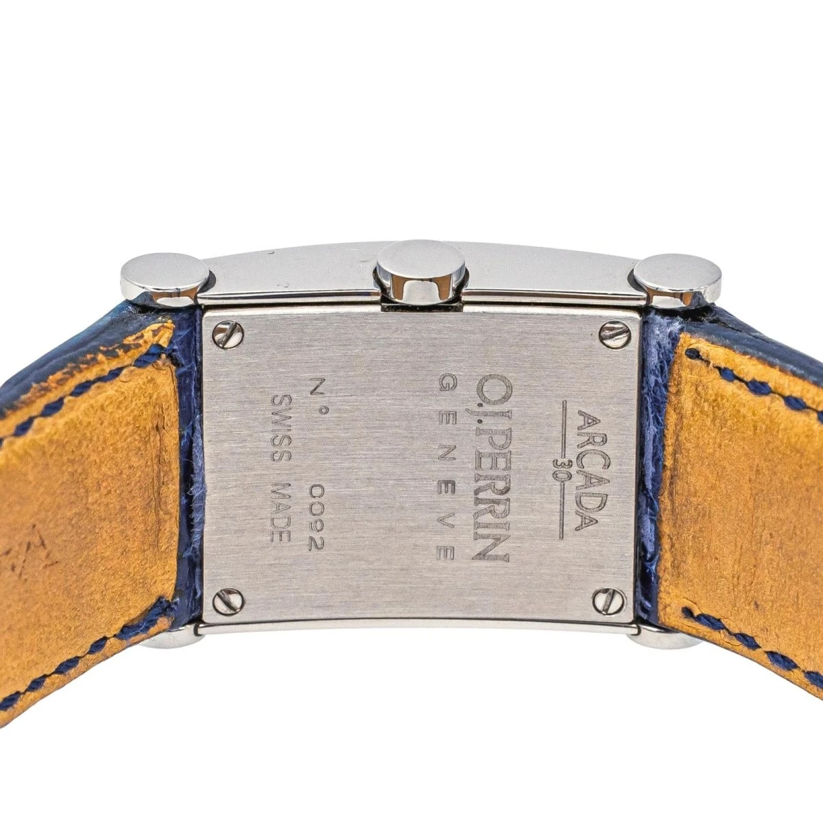 Montre O.J. Perrin "Arcada" En Acier, Cuir Et Quartz 6 Montre O.J. Perrin "Arcada" En Acier, Cuir Et Quartz – Image 6