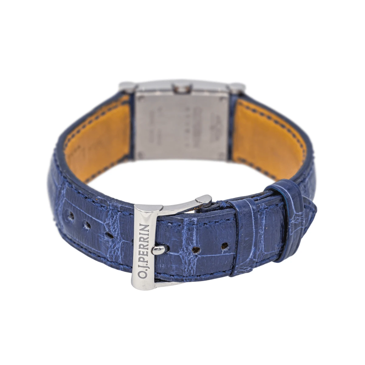 Montre O.J. Perrin "Arcada" En Acier, Cuir Et Quartz 4 Montre O.J. Perrin "Arcada" En Acier, Cuir Et Quartz – Image 4