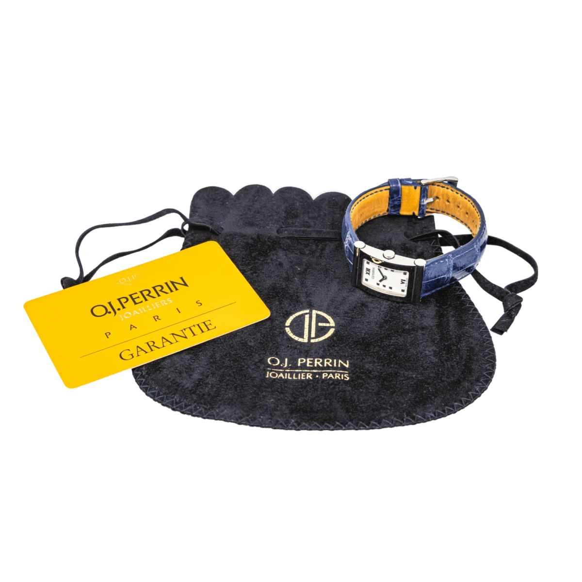 Montre O.J. Perrin "Arcada" En Acier, Cuir Et Quartz 8 Montre O.J. Perrin "Arcada" En Acier, Cuir Et Quartz – Image 8