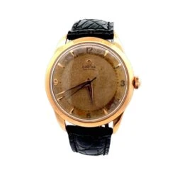 Montre OMEGA En Or Jaune Et Crocodile