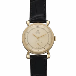 Montre OMEGA En Or Jaune Et Cuir