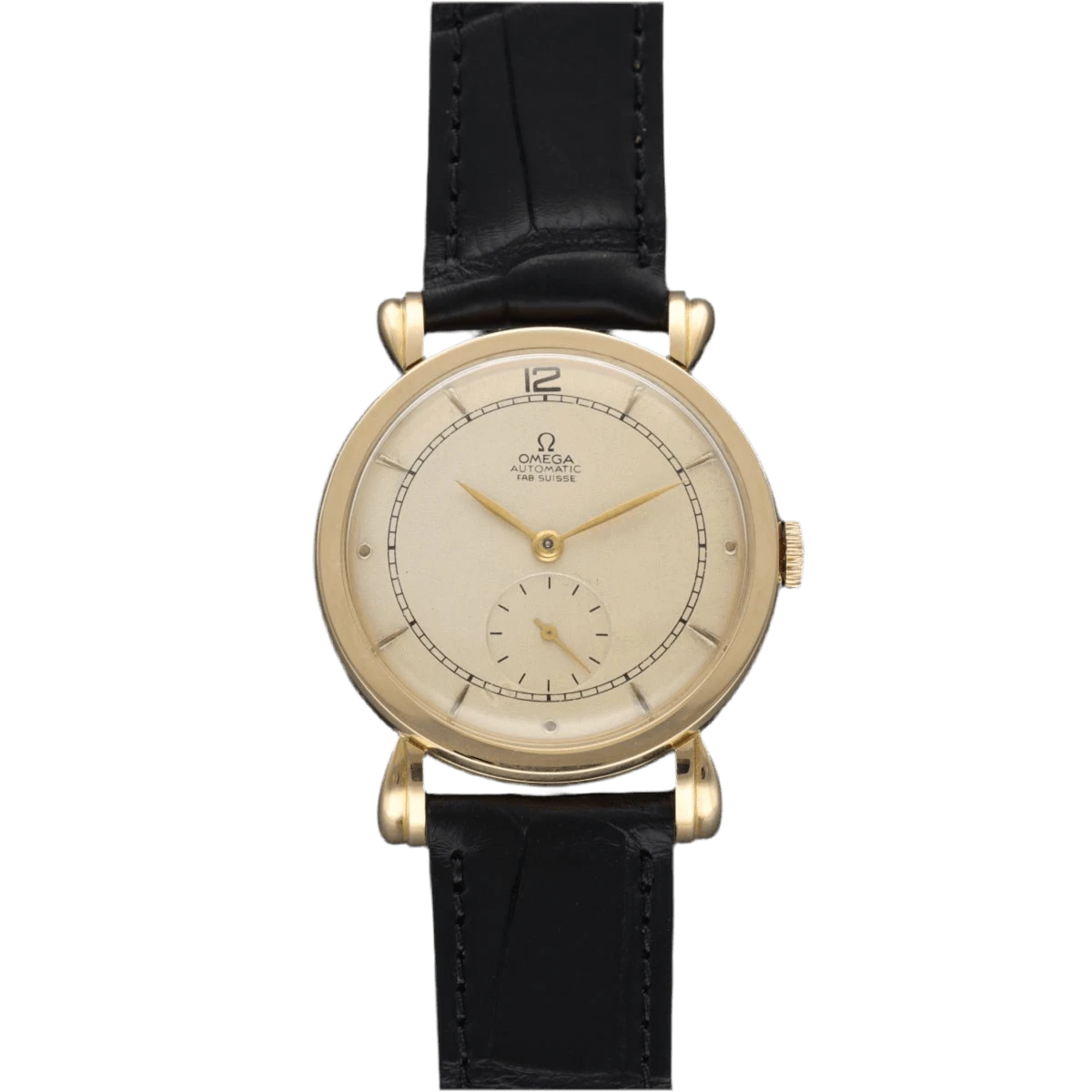 Montre OMEGA En Or Jaune Et Cuir 1 Montre OMEGA En Or Jaune Et Cuir