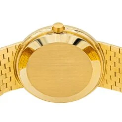 Montre OMEGA En Or Jaune, Oeil De Tigre Et Diamants -Castafiore Boutique montre omega en or jaune et oeil de tigre 235305