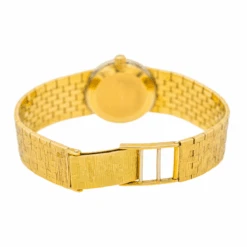 Montre OMEGA En Or Jaune, Saphir Et Diamants -Castafiore Boutique montre omega en or jaune saphir et diamants 9968262