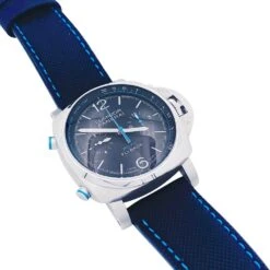 Miller Montre PANERAI "Luminor PCYC Flyback" En Titane Et Cuir -Castafiore Boutique montre panerai luminor pcyc flyback en titane et cuir 946166