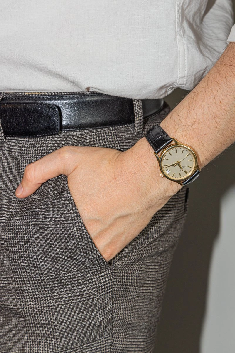 Montre PATEK PHILIPPE "Calatrava" En Or Jaune Et Cuir 2 Montre PATEK PHILIPPE "Calatrava" En Or Jaune Et Cuir – Image 2