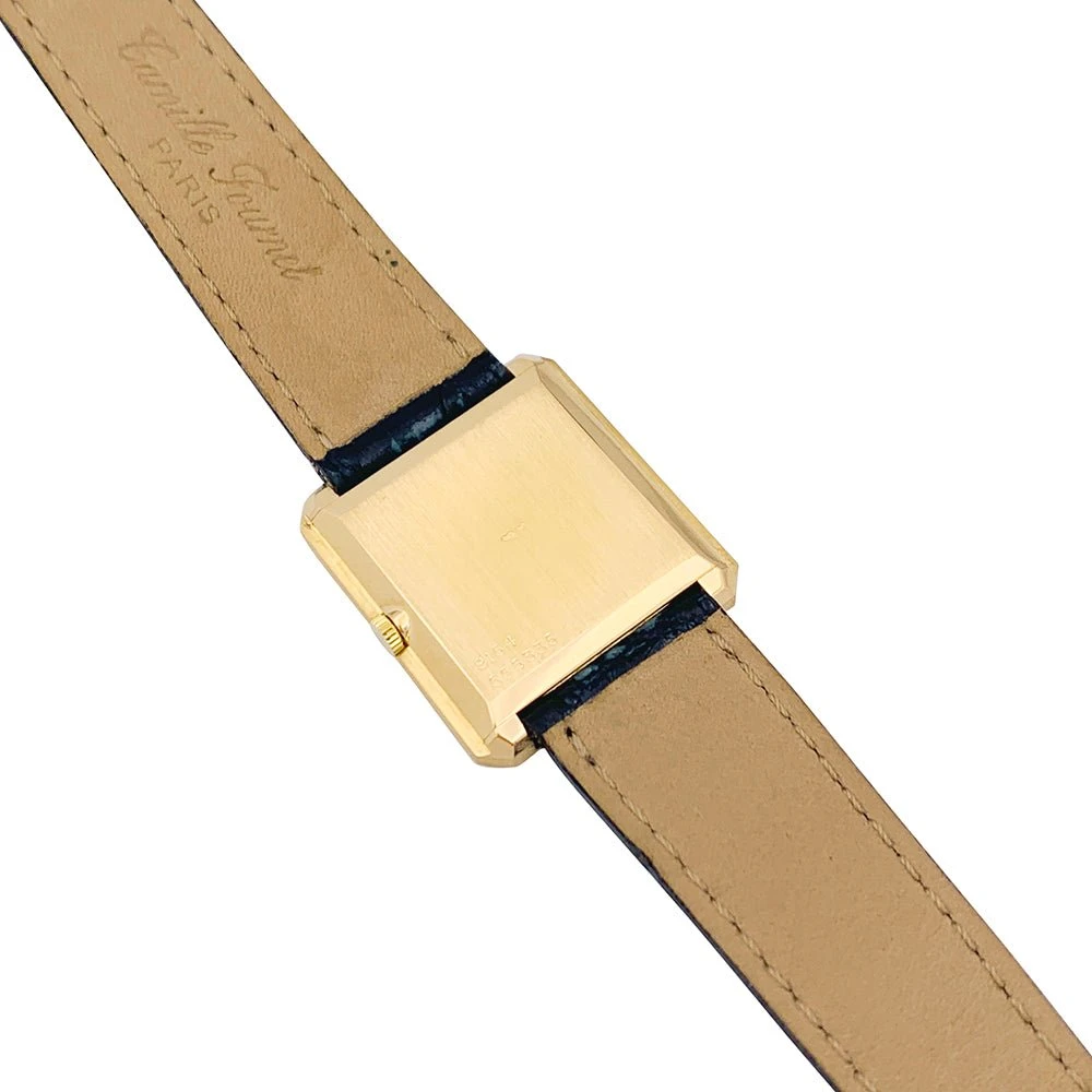 Miller Montre PIAGET, "Protocole", Or Jaune Et Cuir 3 Miller Montre PIAGET, "Protocole", Or Jaune Et Cuir – Image 3