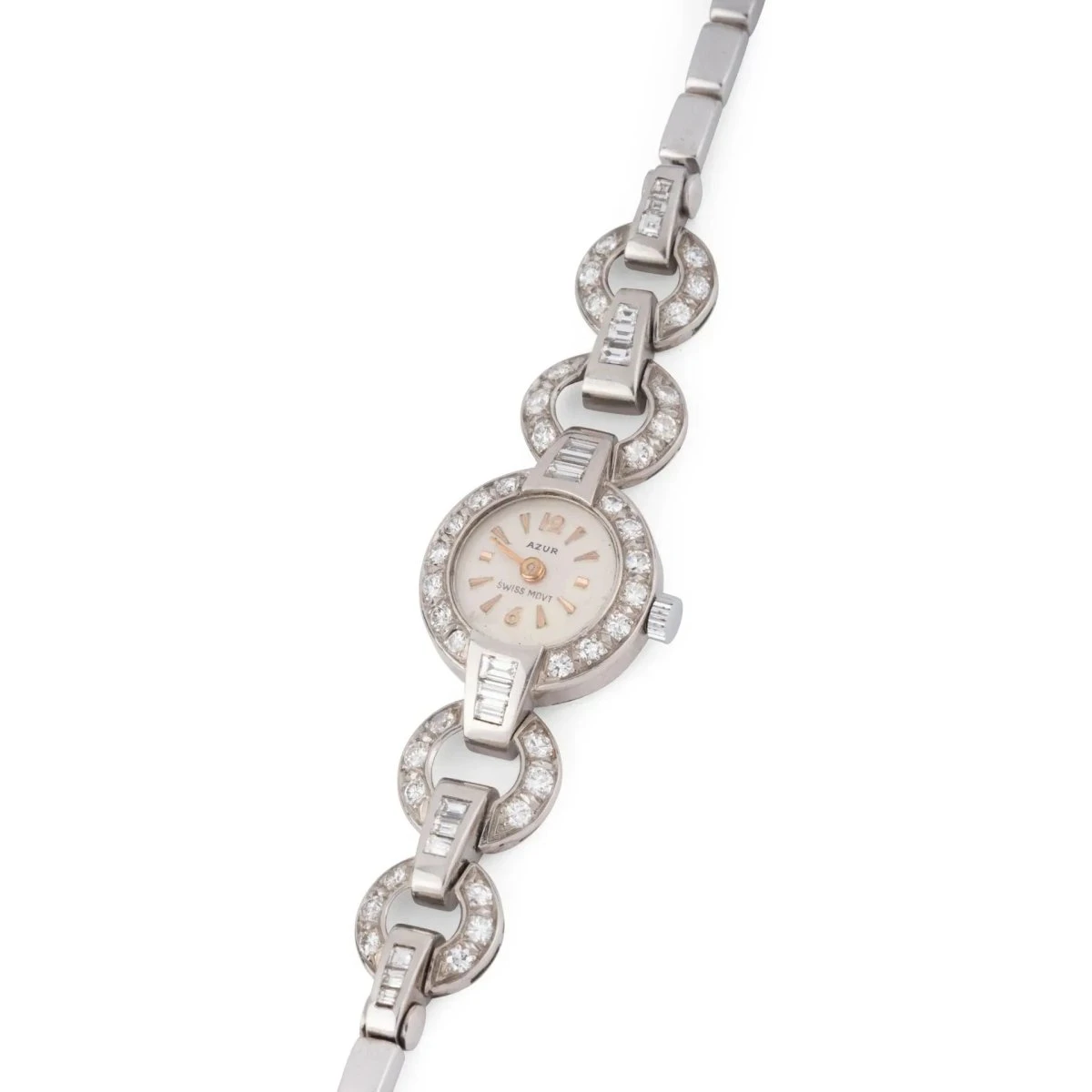 Montre Platine Et Diamants 1930 1 Montre Platine Et Diamants 1930