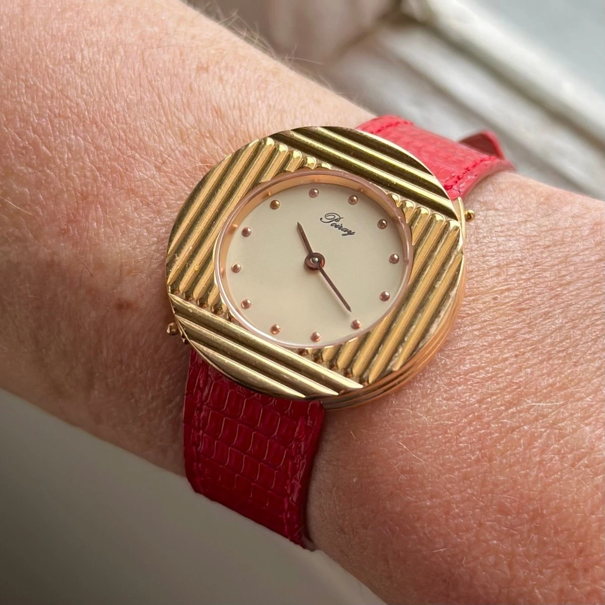 Montre POIRAY En Or Jaune 2 Montre POIRAY En Or Jaune – Image 2