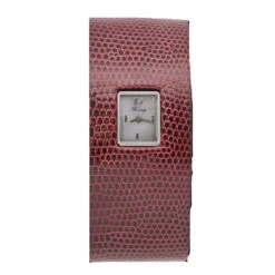 Montre POIRAY "Time 3" En Acier, Nacre Et Quartz