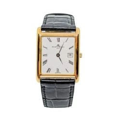 Montre Quartz BAUME ET MERCIER En Or Et Cuir