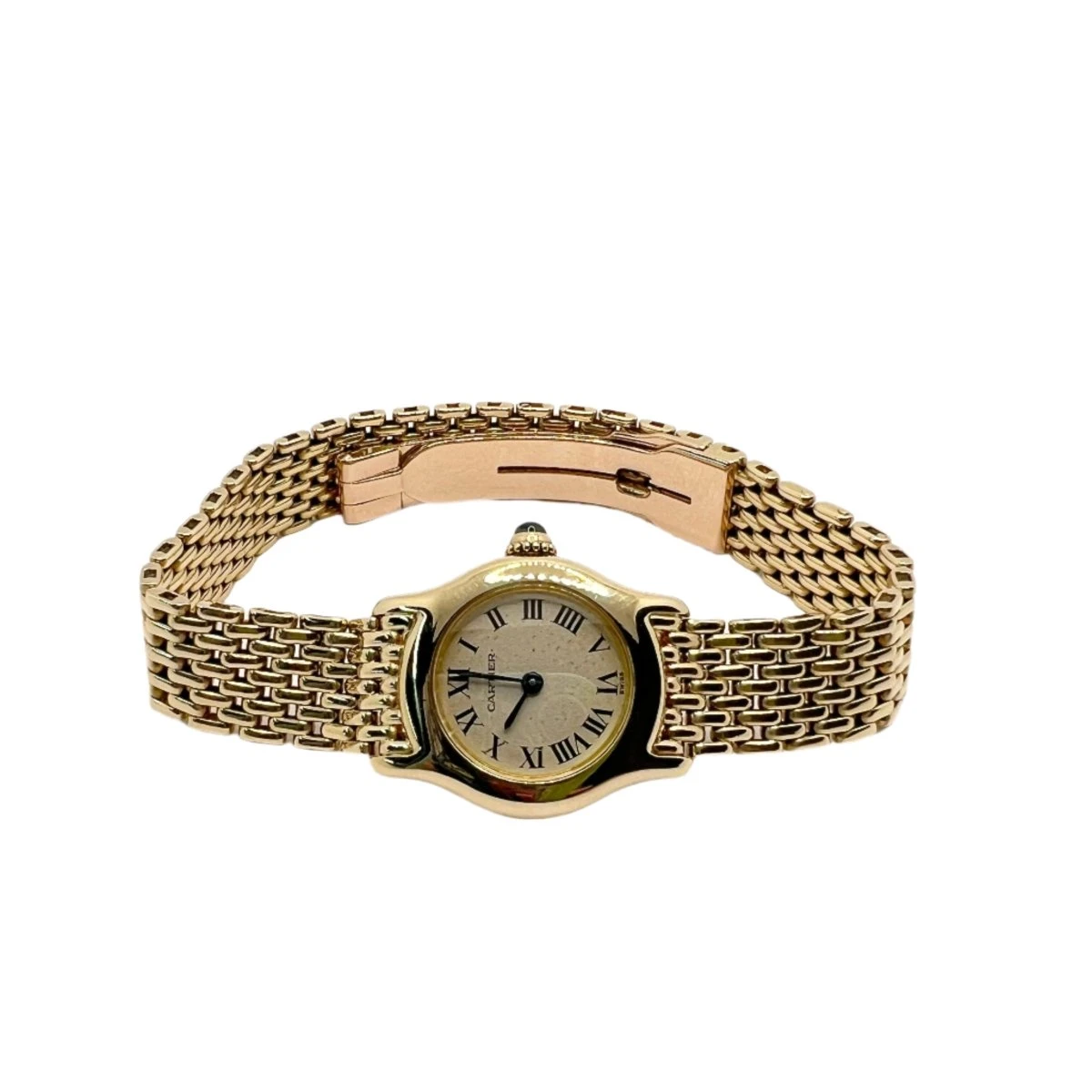 Montre Quartz CARTIER "Victoria" En Or Jaune 1 Montre Quartz CARTIER "Victoria" En Or Jaune