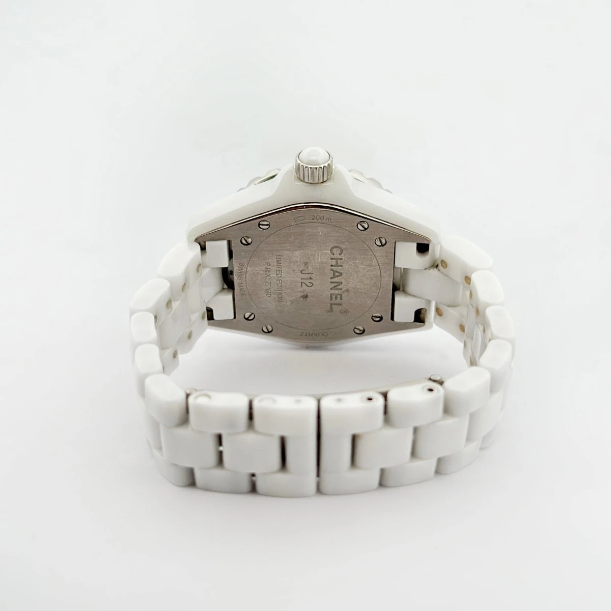 Montre Quartz CHANEL "J12" En Céramique Blanche 4 Montre Quartz CHANEL "J12" En Céramique Blanche – Image 4