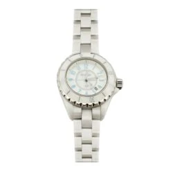 Montre Quartz CHANEL "J12" En Céramique Blanche