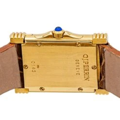 Montre Quartz O.J PERRIN En Or Jaune Et Saphir 12 Montre Quartz O.J PERRIN En Or Jaune Et Saphir -Castafiore Boutique montre quartz oj perrin en or jaune et saphir 871982