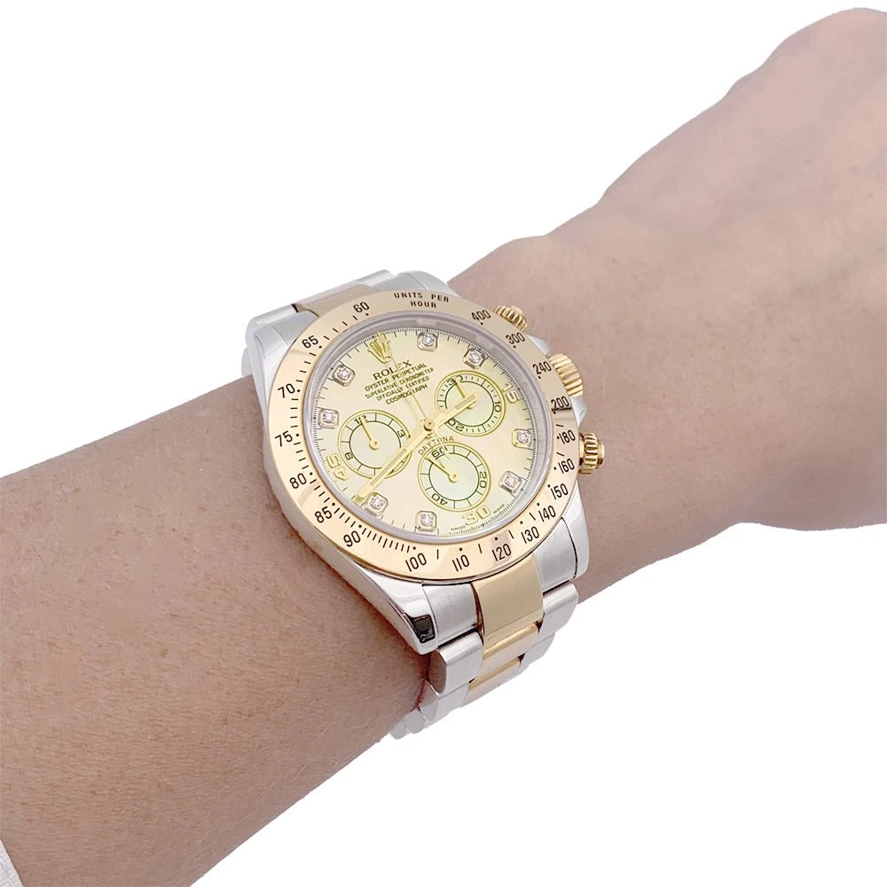 Miller Montre ROLEX, "Cosmograph Daytona", Or Jaune Et Acier 4 Miller Montre ROLEX, "Cosmograph Daytona", Or Jaune Et Acier – Image 4