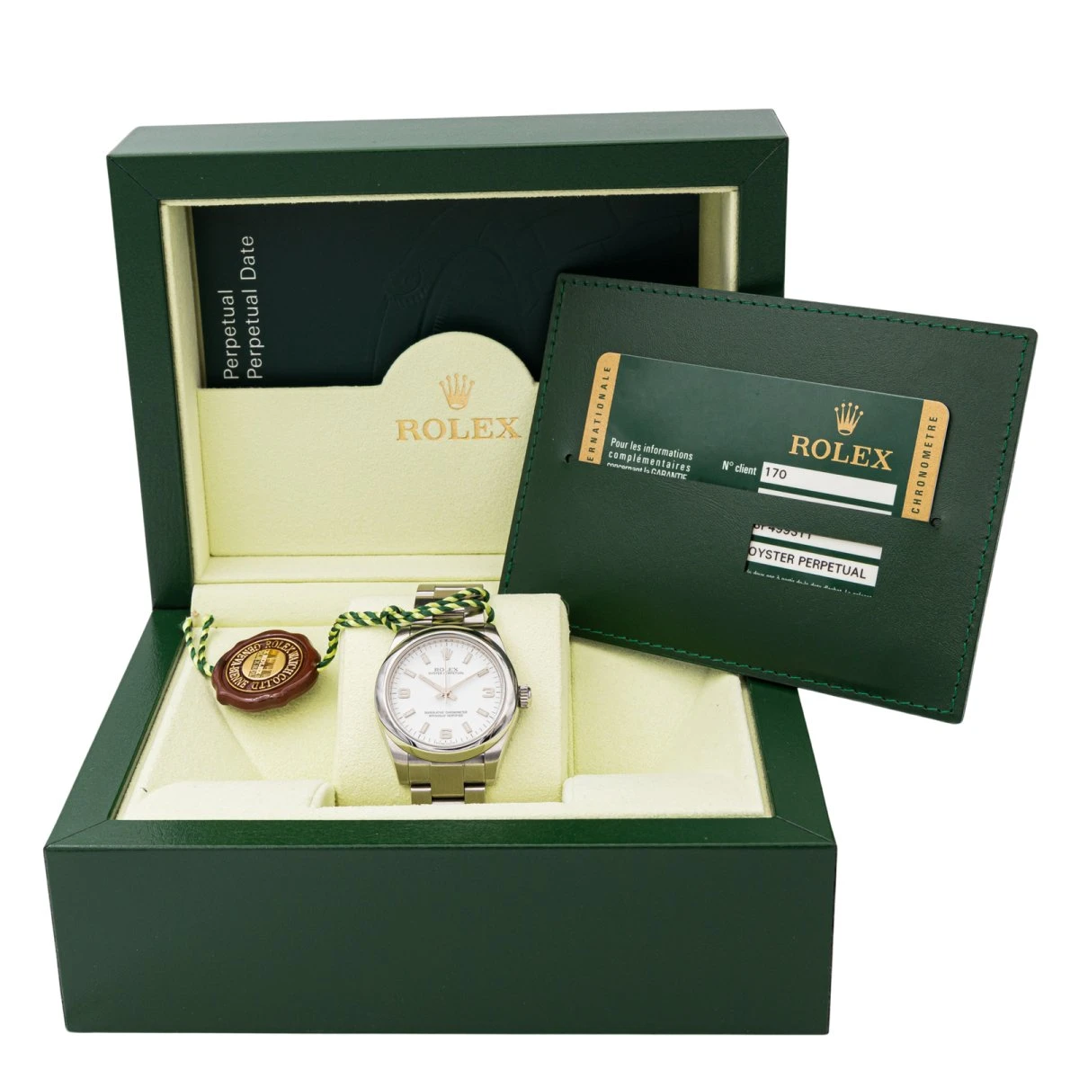 Montre ROLEX "Oyster Perpetual 177200" En Acier 3 Montre ROLEX "Oyster Perpetual 177200" En Acier – Image 3