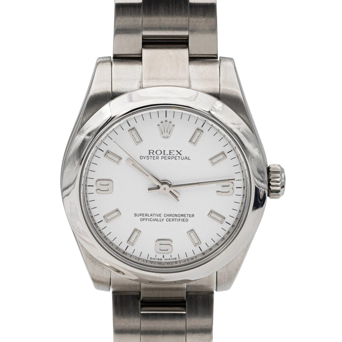 Montre ROLEX "Oyster Perpetual 177200" En Acier 6 Montre ROLEX "Oyster Perpetual 177200" En Acier – Image 6