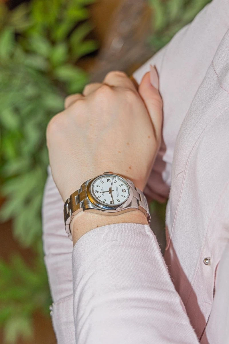 Montre ROLEX "Oyster Perpetual 177200" En Acier 2 Montre ROLEX "Oyster Perpetual 177200" En Acier – Image 2