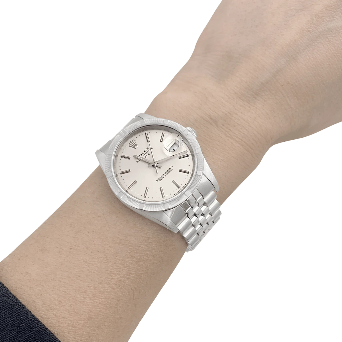 Miller Montre Rolex "Oyster Perpetual Date" En Acier 6 Miller Montre Rolex "Oyster Perpetual Date" En Acier – Image 6